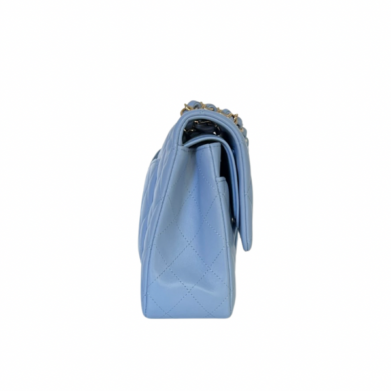 Chanel Limited Release Pastel Blue Classic Flap Bag – Designer